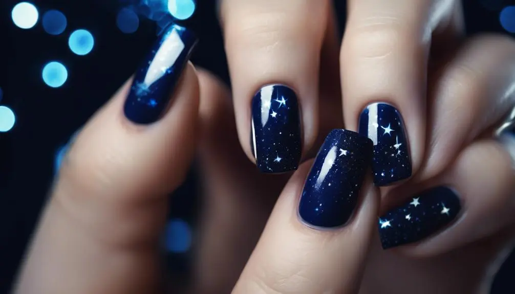 Night Sky Nail Ideas