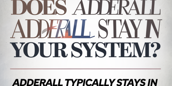 How long does Adderall stay in your system