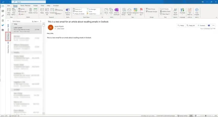 How to Unsend an Email in Outlook