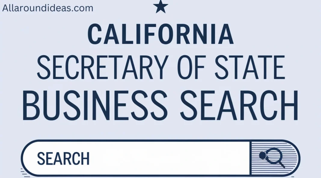 California Secretary of State Business Search